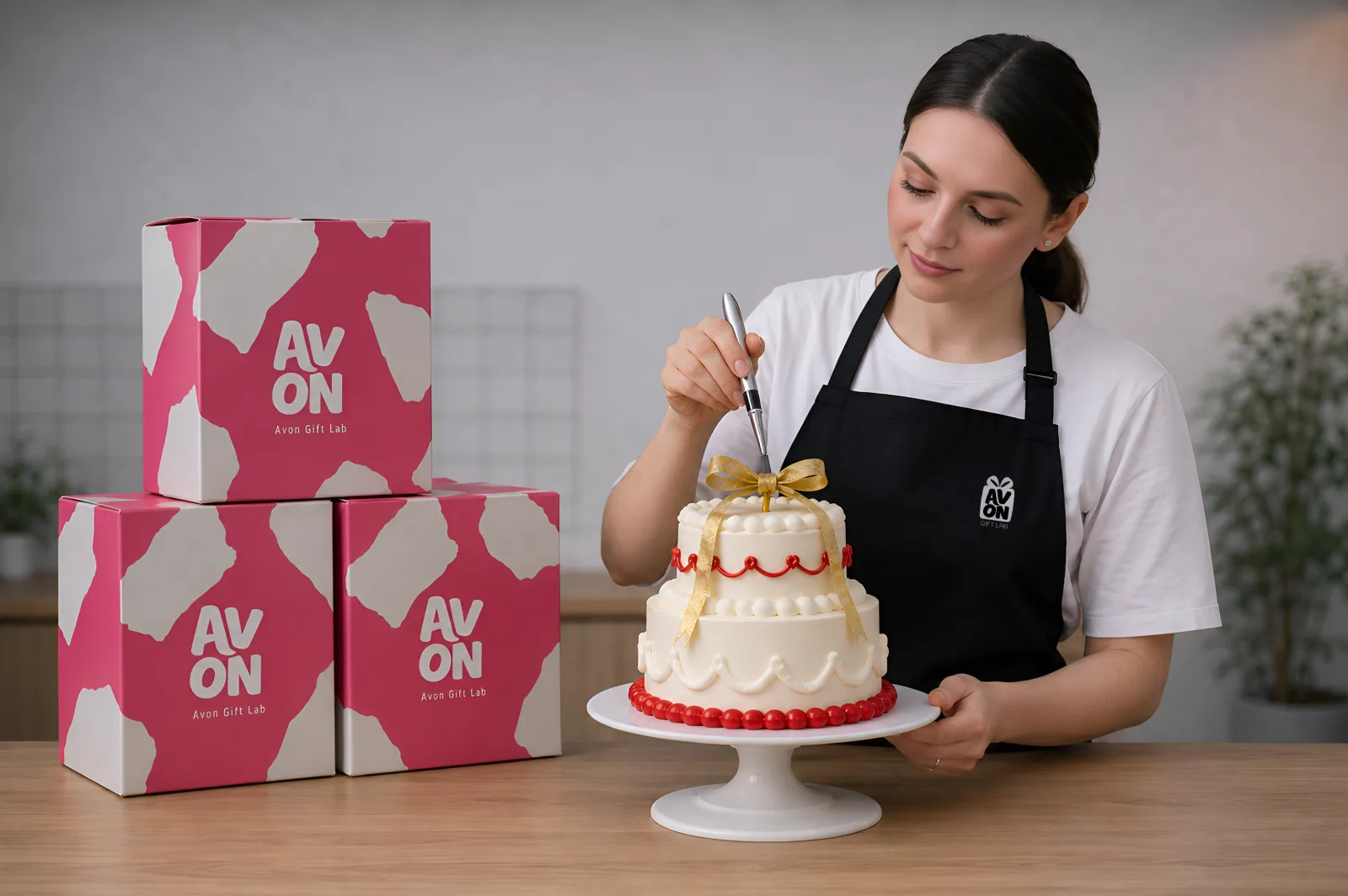 Avon Gift Lab custom cake design showcase